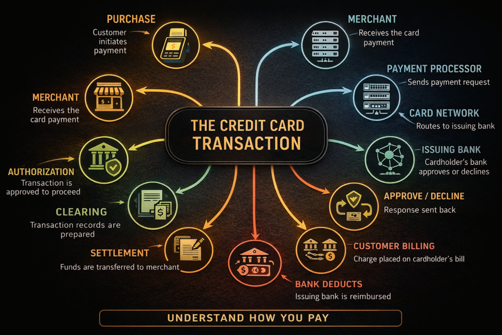 TRANSACTION IN CREDIT CARD