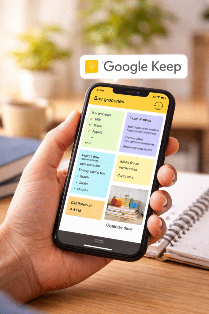 google keep app 
